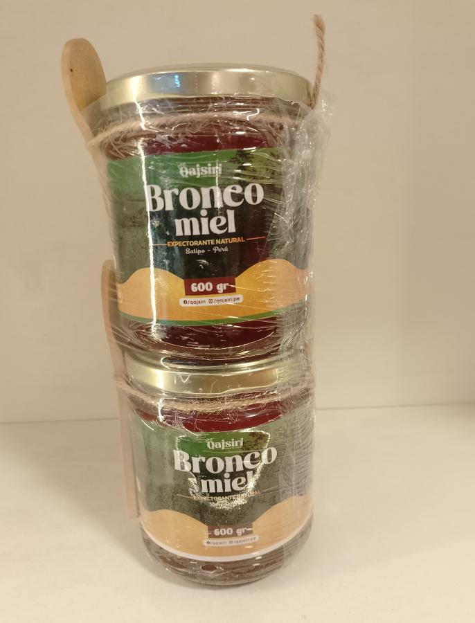 BRONCO MIEL X 2 FRASCOS DE 600 GR