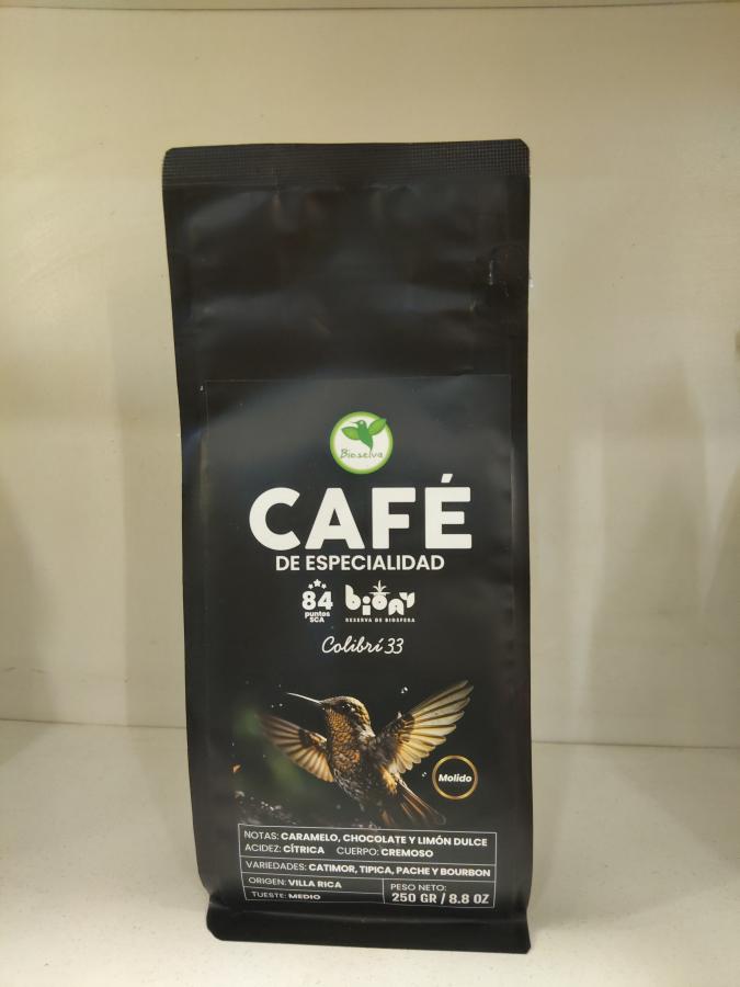 Café de Especialidad Colibrí 33 x 250gm